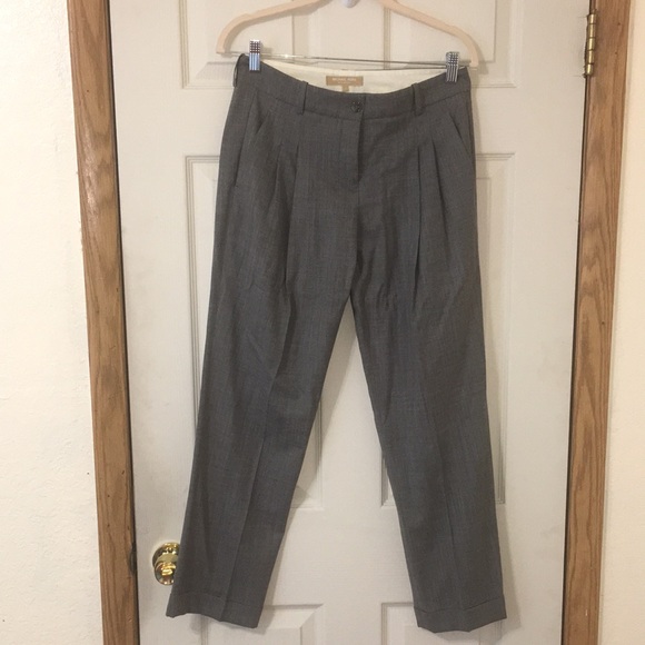 MICHAEL KORS Virgin Wool Straight Leg Pants Size US 2 - Picture 3 of 7